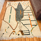 The Azilal Freeform Composition rug