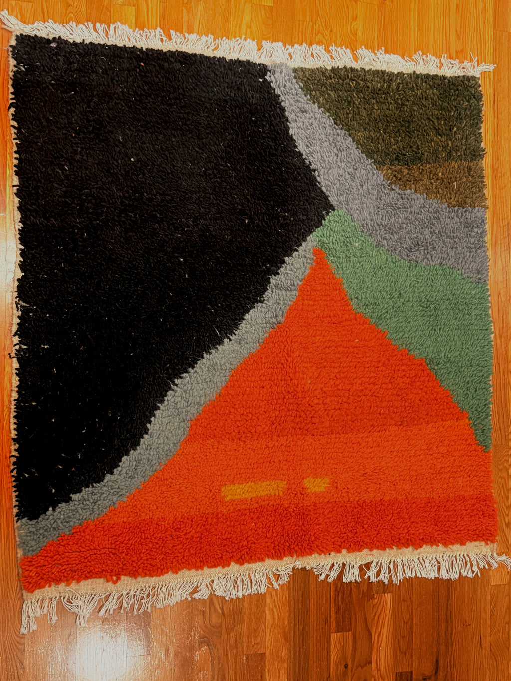 The Azilal Cubist Landscape rug