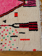 The Azilal Geometric Key rug