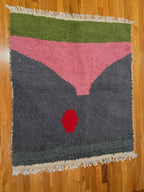 The Azilal Color-Block Contour rug